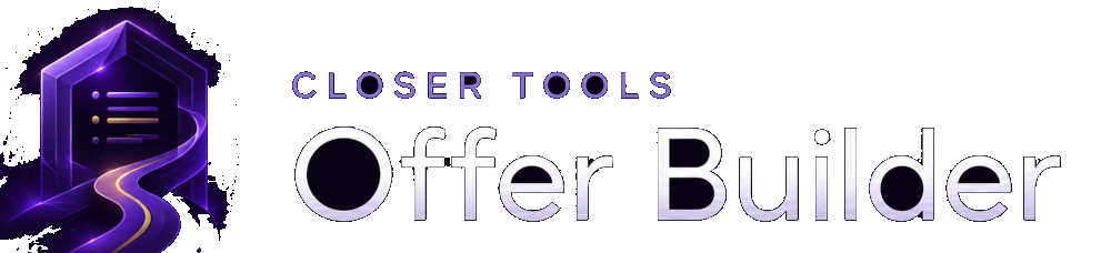 Closer Tools — Offer Builder